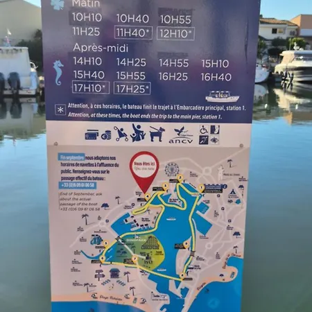 Le Matago A28, Vue Port, Clim, Parking, Piscine Lejlighed